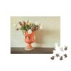 puzzleYOU: Puzzle 200 Pieces "Bouquet of Tulips in a Red