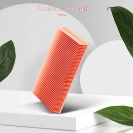 Ziiyoilh Pure Copper Heatsink 100X50X15mm Skiving Fin Heat Sink Radiator for Electronic RAM Chip LED VGA Cooling Cooler