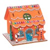 Baker Ross AX364 Gingerbread House Wooden Tea Light Holder -