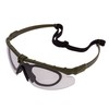 NUPROL Battle Pro Eye Protective Airsoft Glasses; Olive; Lens Insert