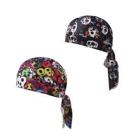 Cool Mesh Cycling Headscarf Beanie Men Women Sweat Wicking Quick Dry Do Rag Bandana Skull Cap Headgear Adjustable Dance Cycling Running Motorcycle Biker Head Wrap Scarf Helmet Liner Cap