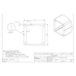 Aluminum Fascia Mount Terminal End Post with 13 Holes (Predrilled) 49 Inch Tall (Cut to Height) for Cable Deck Railing Fence Systems (Powder Coat White)