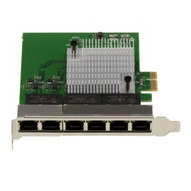 KALEA-INFORMATIQUE PCIe x1 Network Controller Card 6 Ports RJ45 Gigabit LAN Ethernet 10 100 1000Mbps 1G with REALTEK RTL8111H Chipset