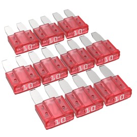 AUPROTEC Micro 2 Car Fuses Blade Fuses MikrOTO II 5A - 30A Selection: 10A Amps Red Pack of 10