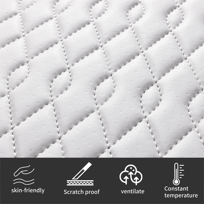 SanQing Car Seat Cover Luxury Napa Leather Rear Seat Covers