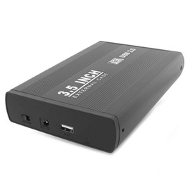 axGear 3.5 in USB 2.0 High Speed External SATA HDD Hard Drive Disk Case Enclosure Box