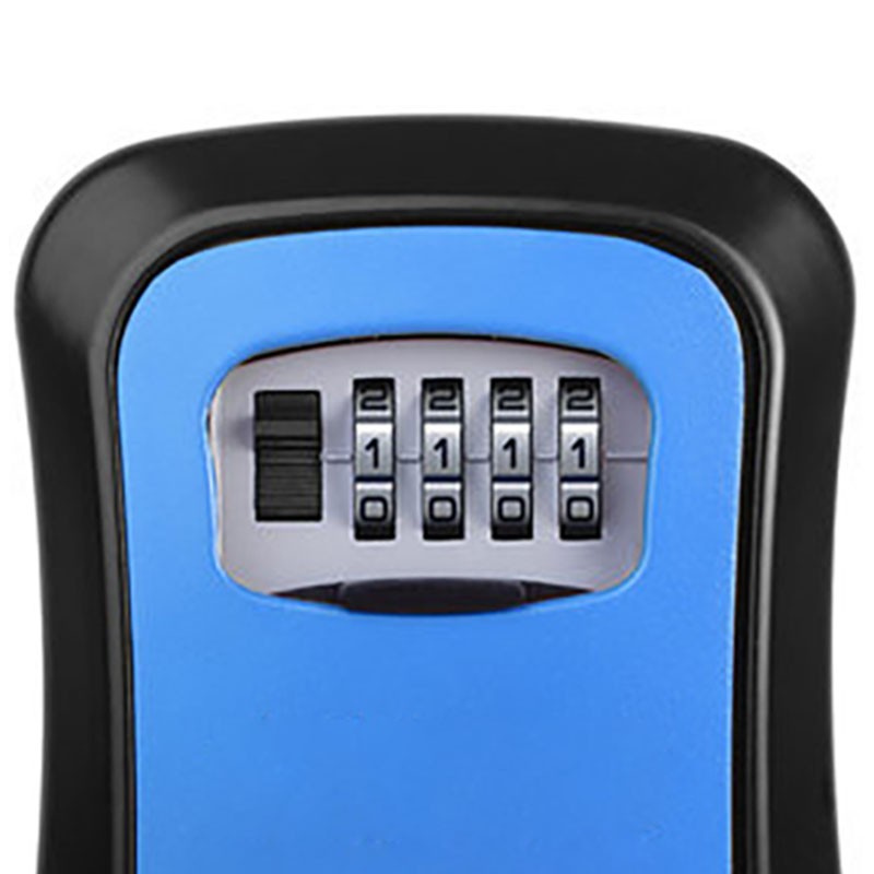 Key Box Wall Mounted 4 Digit Aluminium Alloy Simple Safe