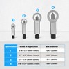 Metal Nut Splitter Tool Heavy Duty,4PCS Nut Separator Designed for