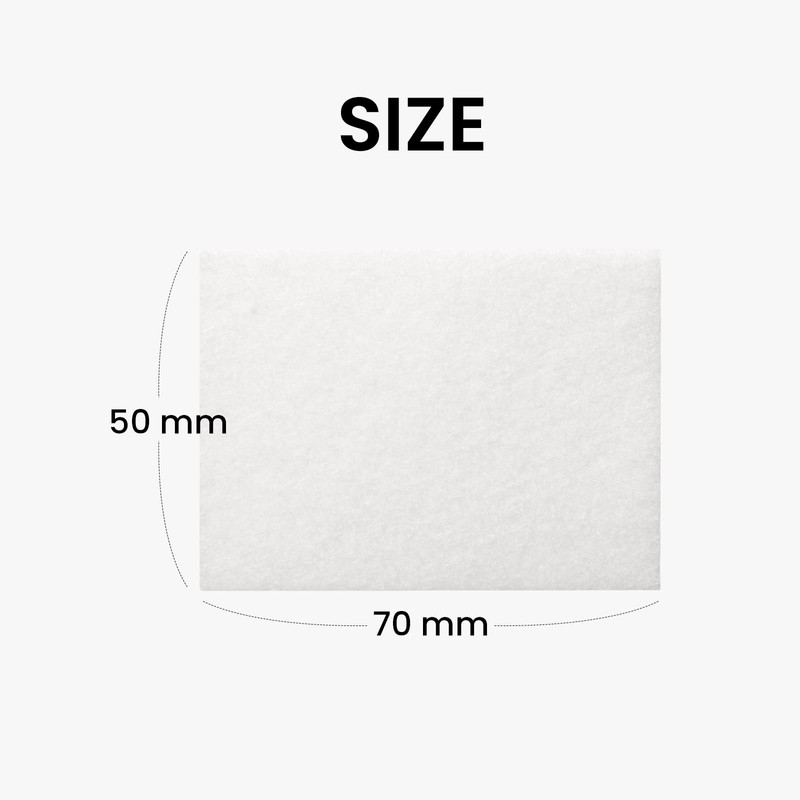 ilso 1/3 Saving Cotton Pads, 40 Pieces, Cosmetic Cotton Pack,