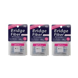 FD Bridge Fiber Eyelid Drooping Tape [Hard Type] Transparent 0.06 inch (1.4 mm) Width 120 Pieces x 3 Pack