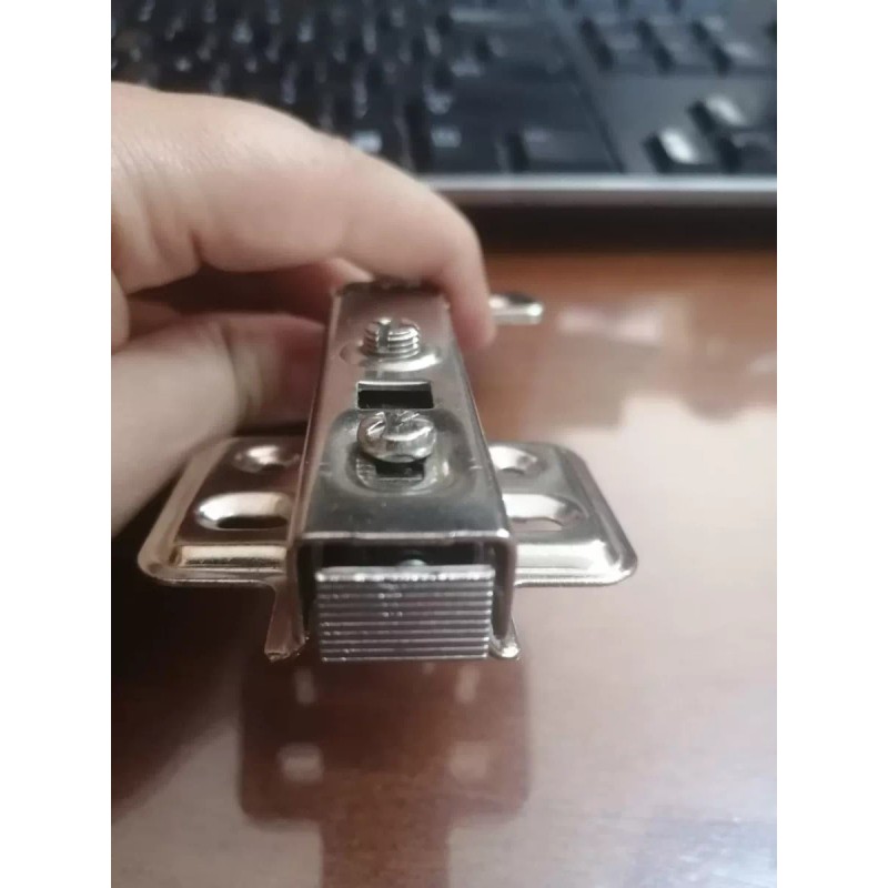 LIZOFERTAS 50 Pares De Bisagra Bidimensional Recta 35mm De Cierre