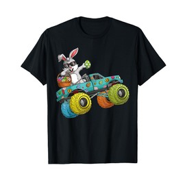 Dabbing Bunny Happy Easter Monster Truck Lovers Kids Boys T-Shirt Small