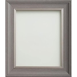 Frame Company Drummond Photo Frame, Gunmetal Grey, 8x6 inch, fitted with perspex