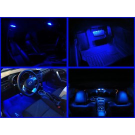D15 Lighting 9 x Blue LED Interior Bulbs Lights Package Kit For 1997-2004 Chevy Corvette C5