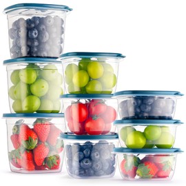 EFISH 10 Pieces Rectangle Plastic Portion Box Sets with Lid, Food Storage Box, Container Sets, Food Storage, Food Container, Plastic Food Container