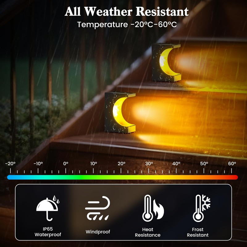 PAIRIER Outdoor Solar Lights