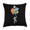 Smarty Pants Designs Astronaut Holding Planet Balloons Solar System Space