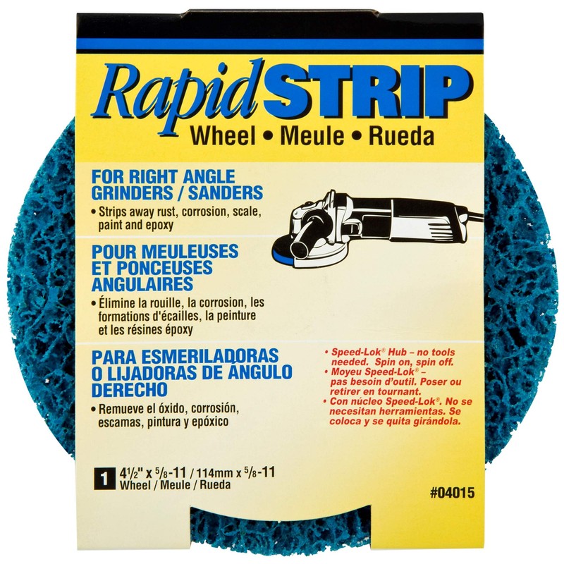 Norton Stripping Grinder Wheel, Paint Stripper for Metal, Rapid Strip,