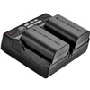 BM 2-Pack of LP-E6N Batteries and Dual Battery Charger for