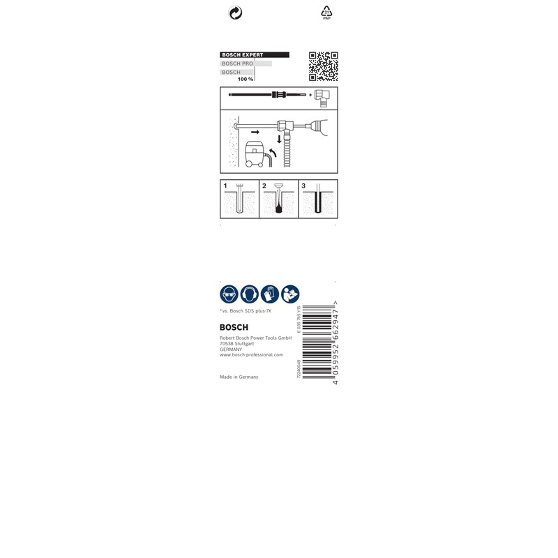 Bosch 1 x Expert SDS Clean plus-8X hammer drill bit