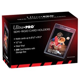 Ultra Pro Semi-Rigid 1/2" Lip Sleeves, Plastic, 200ct