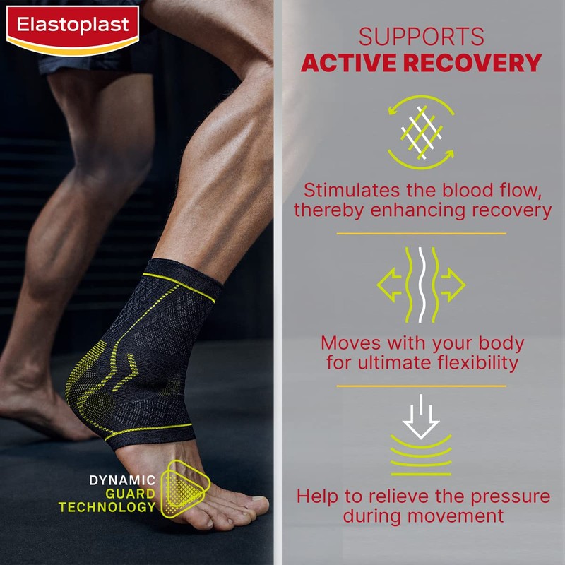 Elastoplast Advanced Performance Ankle Support, Ankle Brace with Dynamic Guard