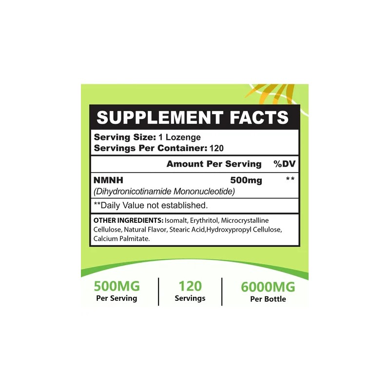 Ursinquil Nmnh 500mg Sublingual Suplemento Nad 120 Unidades