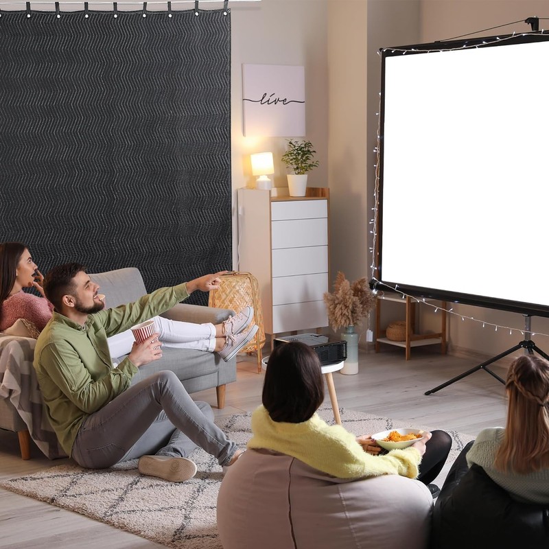 HOMBYS Large Sound Dampening Blanket, 72" x 48" Sound Absorbing