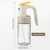 SETRON Glass Oil Spray Bottle 250ml/8.8oz– Mist Spray Nozzle, Ergonomic