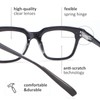 CHOFILORD Ladies Reading Glasses Blue Light Blocking Spring Hinge Computer