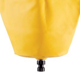 Pipe Leak Diverter by New Pig | Catch Pipe Leaks and Condensation | Stop Roof Leak Damage | Mildew-Resistant and Reusable | 18" Dia x 18" H TLS248-CL
