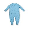 Baby 100% Cotton 3-Piece Coverall with Foldable Cuff and Feet,