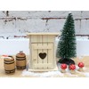 ZauberDeko Mini Gnome Toilet House Wooden Wichteldorf 8 x 6.5