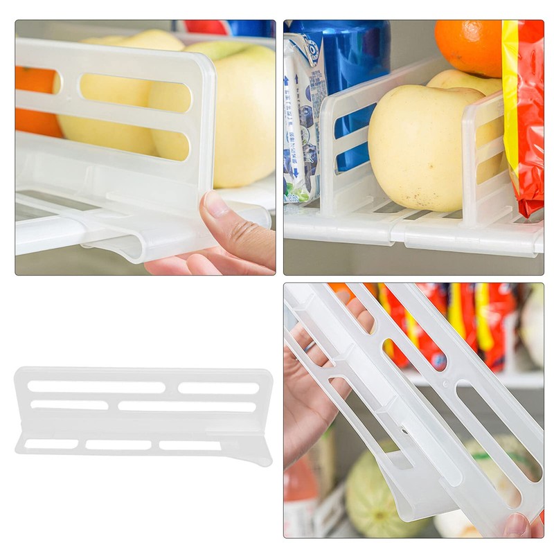 UPKOCH Refrigerator Divider Refrigerator Pantry Grid Dividers Separator Tidy Organizer