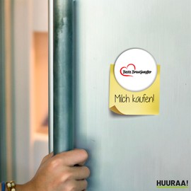 Huuraa Magnet Best Bridesmaid Heart Fridge Magnet 59 mm with Motif for Your Favourite People Gift Idea for Friends and Family