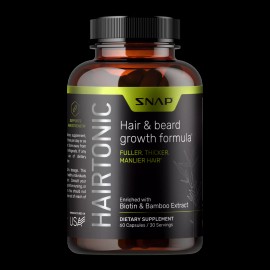 Men's Hair Growth Supplement, Prevent Hair Loss & Grow Hair And Beard - 60 Count