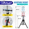 CARVALAX V-Head Pipe Jack Stands, 28"-52" Adjustable Pipe Stand Fits