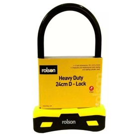 APXB Heavy Duty D Lock Steel Shackle Bike Bicycle Motorbike U Type High-Security + 2 Keys Padlock Anti-Theft Motorcycles D Shape Ideal for Road, Mountain, Electric & Folding Bikes