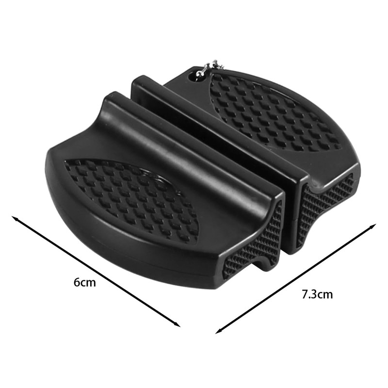 Laroal 4PCS Portable Double-Sided Sharpener Mini Kitchen Sharpener, for Family,