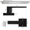 Probrico 10 Pack Dummy Door Lever,Single Sided Door Handle for