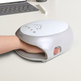 AmaMedic AM-8017 Hand Massager w/Finger Compression, Hand Acupuncture, Air Compression, Soothing Heat Therapy
