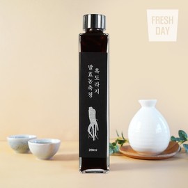 Fresh Day 하화숙명인 쌀누룩 발효 흑도라지 농축청 5병x200ml Hahwa Sookmyeongin Rice Nuruk Fermented Black Bellflower Concentrate 5 Bottles x 200ml