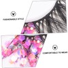 SAFIGLE 1 Pair Glitter Eyelashes for Women Faux Eyelash Extensions