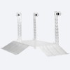 Mairuker Hanging Turtle Basking Platform, Clear Acrylic Simulation Turtle Ramp,