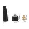 CHILDWEET 1 Set Welding Cable Quick Connector Welding Connectors User
