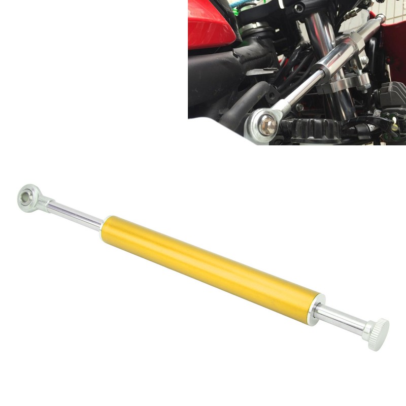 Motorcycle Steering Damper 330mm Universal Aluminum Steering Damper Stabilizer for
