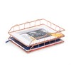 EXERZ Paper Sorter, Pack of 2, Stackable Trays, Desk Organiser,
