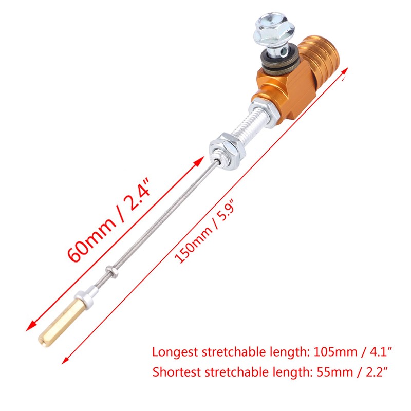 M10x1.25mm Universal Motorcycle Hydraulic Clutch Master Cylinder Rod Brake Pump