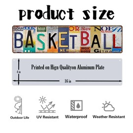 Farmhouse Sign - Rustic Vintage Primitive Country Wall Decor - Decorative Wall Art Signage - 16x4 inch