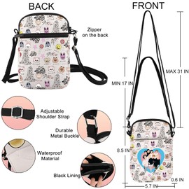 JNIAP K-Pop SKZ Crossbody Bag K-Pop SKZ Gifts K-Pop SKZ Travel Purse SKZ Merchandise SKZ Shoulder Bag (Lovestay cb)